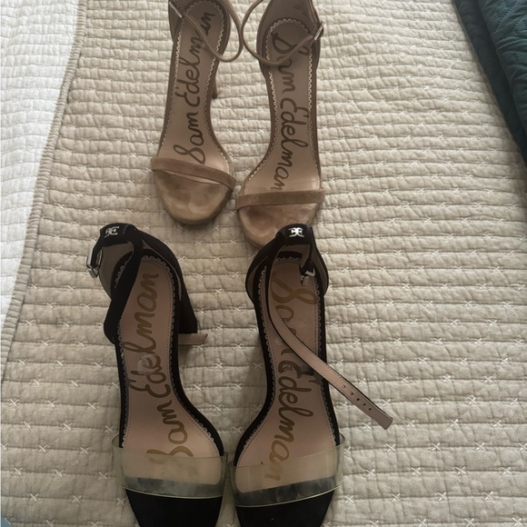 Sam eldeman Heels 7.5 both worn only once . - Picture 3 of 4